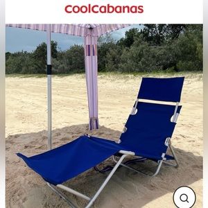 Two coolcabana beach loungers